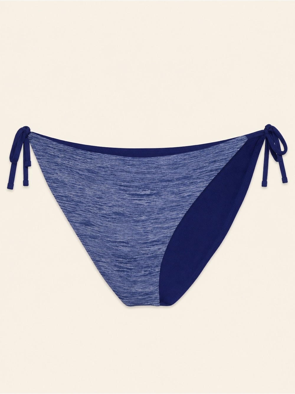 Nike Swim Side Tie Bikini Bottoms Blue Heather Navy Size L NWT